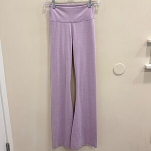 Victoria's Secret PINK Lavender Space Dye Low-Rise Flare Yoga Pants Small Y2K